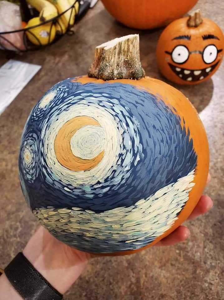 Starry Night Pumpkin